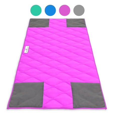 Paw Inspired PopCorner Guinea Pig Fleece Cage Liners for Midwest | Fleece Bedding for Guinea Pigs, Ferrets, Rabbits, Hamsters, Small Animals | Reinforced Corners Pee Pads (Midwest, Pink)