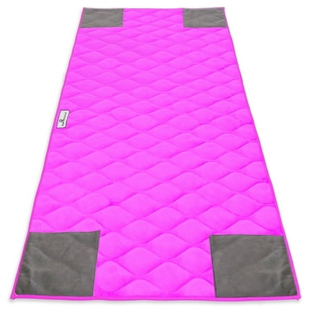 Paw Inspired PopCorner Guinea Pig Fleece Cage Liners for Midwest and C&C | Fleece Bedding for Guinea Pigs, Ferrets, Rabbits, Hamsters, Small Animals | Reinforced Corners Pee Pads (C&C 2x5, Pink)