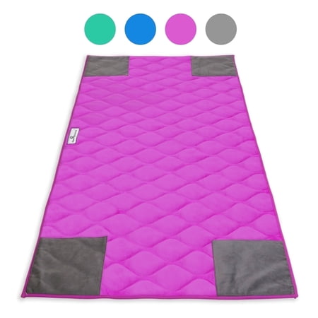 Paw Inspired PopCorner Guinea Pig Fleece Cage Liners for Midwest and C&C | Fleece Bedding for Guinea Pigs, Ferrets, Rabbits, Hamsters, Small Animals | Reinforced Corners Pee Pads (C&C 2x4, Pink)
