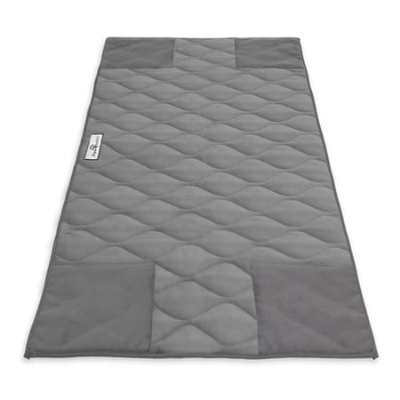 Paw Inspired PopCorner Guinea Pig Fleece Cage Liners for Midwest | Fleece Bedding for Guinea Pigs, Ferrets, Rabbits, Hamsters, Small Animals | Reinforced Corners Pee Pads (Midwest, Gray)