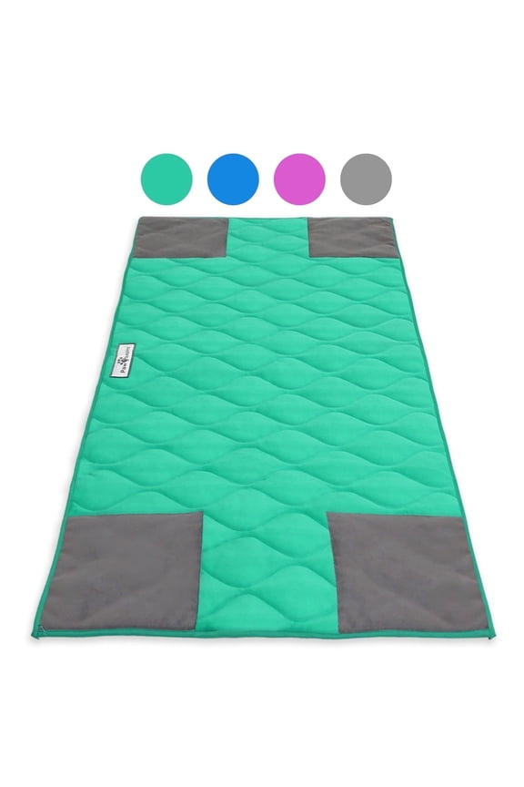 PopCorner Guinea Pig Fleece Cage Liners for Midwest | Fleece Bedding for Guinea Pigs, Ferrets, Rabbits, Hamsters, Small Animals | Reinforced Corners Pee Pads (Midwest, Green)