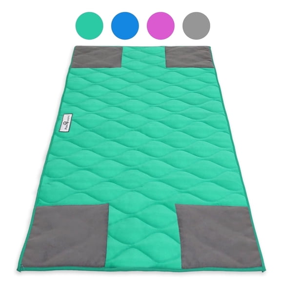 Paw Inspired PopCorner Guinea Pig Fleece Cage Liners for Midwest | Fleece Bedding for Guinea Pigs, Ferrets, Rabbits, Hamsters, Small Animals | Reinforced Corners Pee Pads (Midwest, Green)