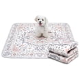 thumbnail image 1 of Paw Inspired Washable Dog Pee Rugs Washable Pee Pads 36x36” (2 Pack) | Reusable Puppy Pads for Potty Training, Whelping, Waterproof Mat | Leakproof, Non-Slip Liner (Light Persian), 1 of 8