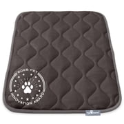 Paw Inspired Washable 30" Dog Crate Mat, Size 29x18 Inch, Waterproof Dog Crate Kennel Bed Anti-Slip Bottom Leakproof Pads Gray
