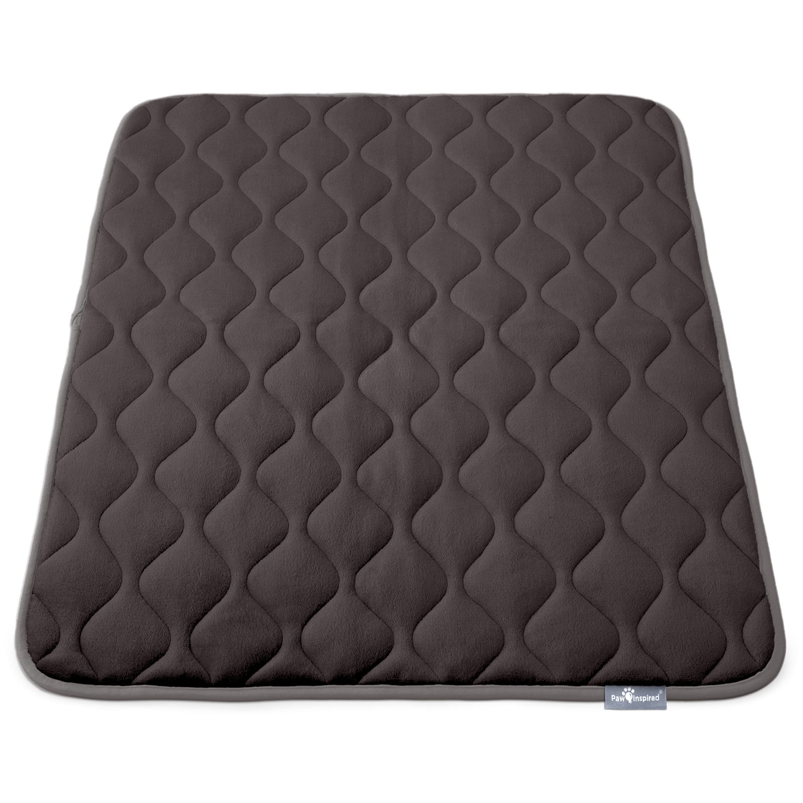 Gray 42-Inch Waterproof Anti-Slip Dog Crate Mat