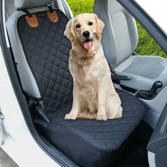 Paw Jamboree Dog Car Seat Covers Front for Dogs Car Seat Protector for Dogs, Waterproof, Pet Car Bucket Seat Cover Single Dog Seat Covers for Cars, SUVs & Trucks