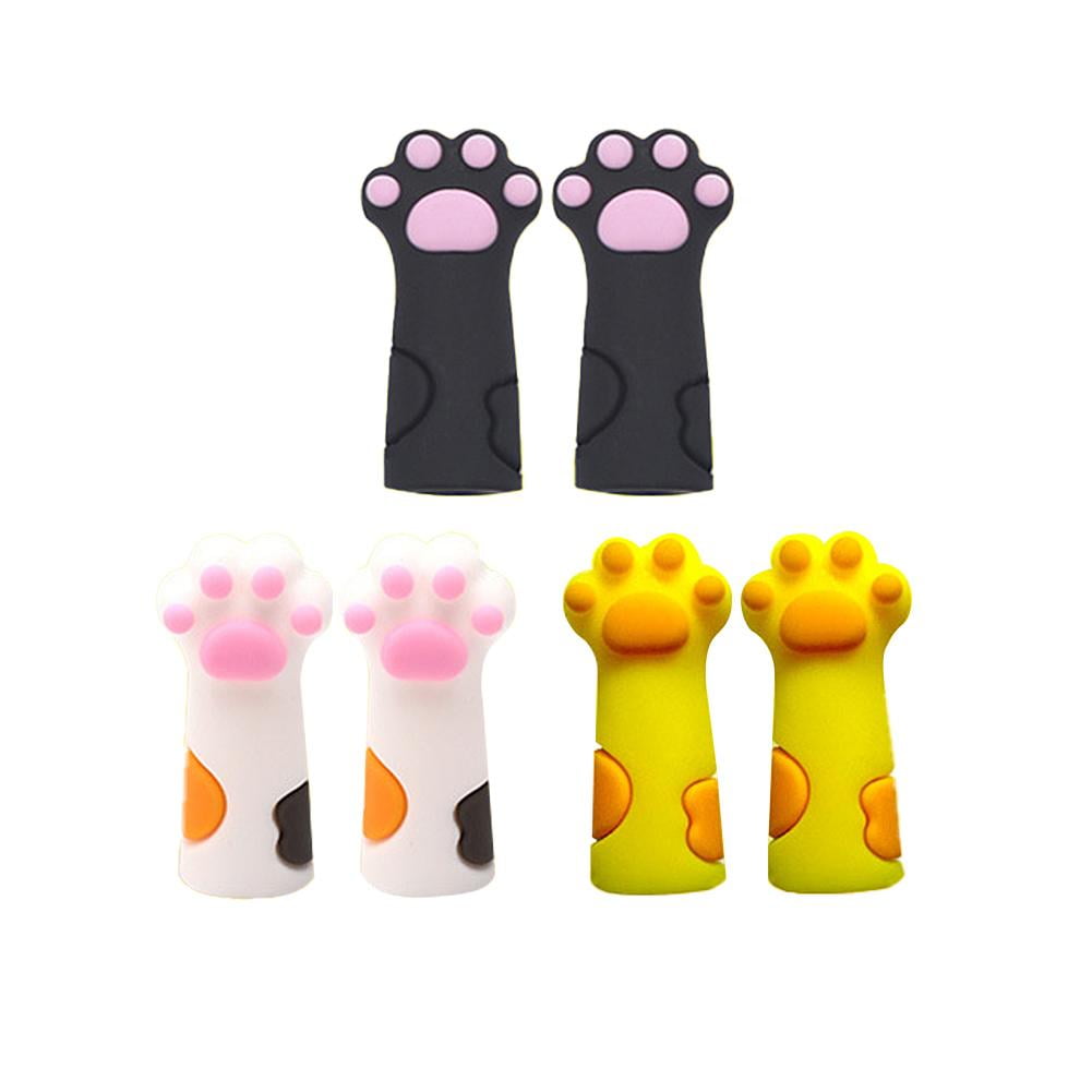 12 Pcs Knitting Needle Stoppers - Dog Paw Silicone Tip Protectors For US 3-11 Needles (3.2-8mm)
