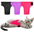 thumbnail image 1 of Paw Legend Cat Diapers for Female Cats Spraying Washable Reusable Kitten Diapers for Cats Incontinence Pet Diapers (3 Pack, Colorful, Small), 1 of 7