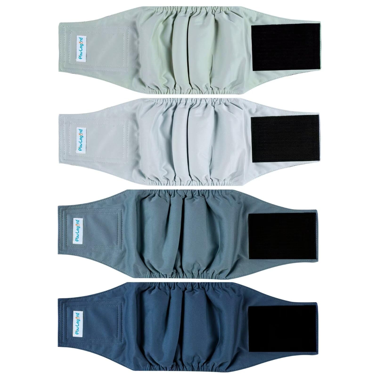 FunnyDogClothes Reusable Washable Male Dog Belly Band Wrap - Small Dog Diaper In Random Colors