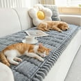 thumbnail image 1 of Paw Lounge Plush Pet Couch Cover, Pawcart Couch Cover, Ultra-Soft Quilted Sofa Protector, for Dogs & Cats, for Room or Bedroom, 1 of 8