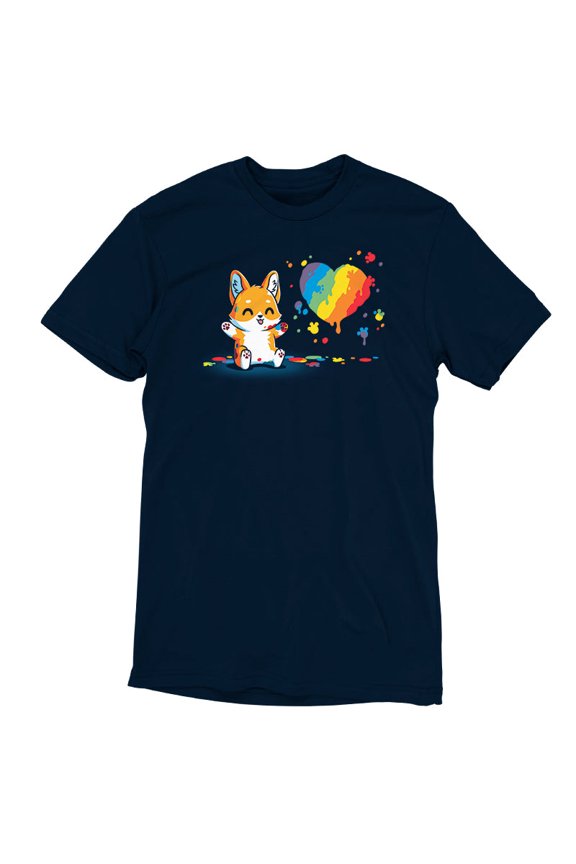 Paw Painting Corgi Funny, cute nerdy t-shirts Tee T-Shirt Sweatshirt Hoodie