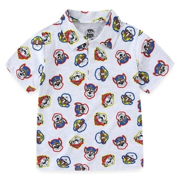 Paw Patro Nickelodeonl Boys Short Sleeve Polo Shirt (Boys), Sizes 2T-7