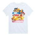 thumbnail image 1 of Paw Patrol - 100 Days Of Learning - Toddler & Youth Short Sleeve Graphic T-Shirt, 1 of 6