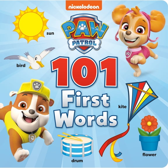 PAW Patrol 101 First Words (PAW Patrol) (Board Book)