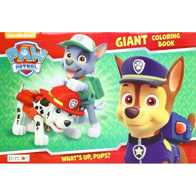 Paw Patrol 11x16 Giant Coloring & Activity Book - Walmart.com