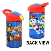 Paw Patrol 15.5oz Stainless Steel Vector Bottle with push button spout