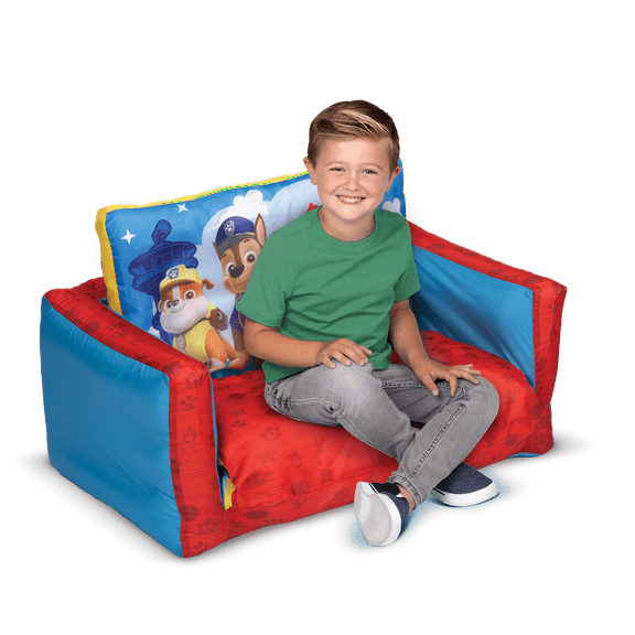 Paw Patrol 2-In-1 Indoor Inflatable Sofa Bed Suggested for Children Ages 2 to 5 Years