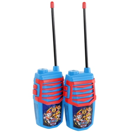 Paw Patrol 2-Way Radio Walkie Talkie Set with Built-in Flashlight