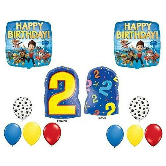 Paw Patrol 2nd Happy Birthday Balloon Decoration Kit