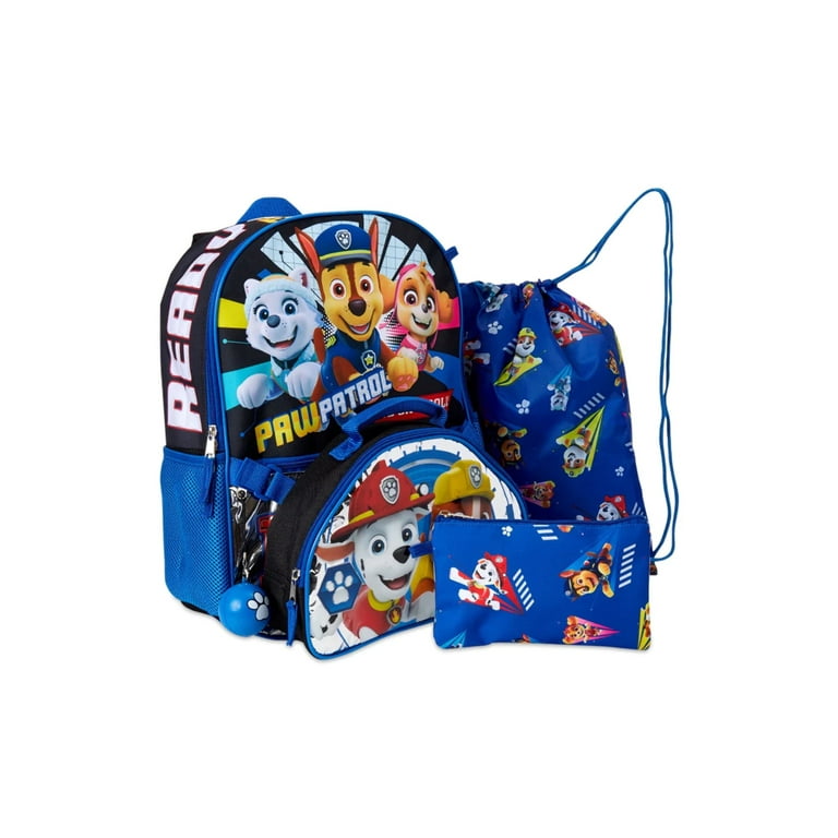 Paw Patrol Backpack & Lunch Bag With Bonus Pencil Case - Kids