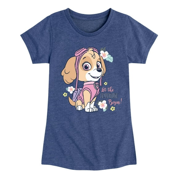 Paw Patrol - Adventure Begin - Toddler And Youth Girls Short Sleeve Graphic T-Shirt