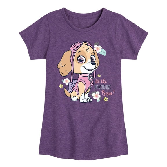 Paw Patrol - Adventure Begin - Toddler And Youth Girls Short Sleeve Graphic T-Shirt