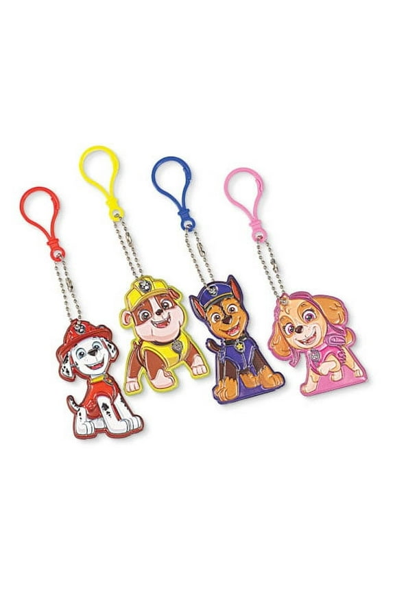 Paw Patrol Adventures Puffy Vinyl Keychain Favors (8)