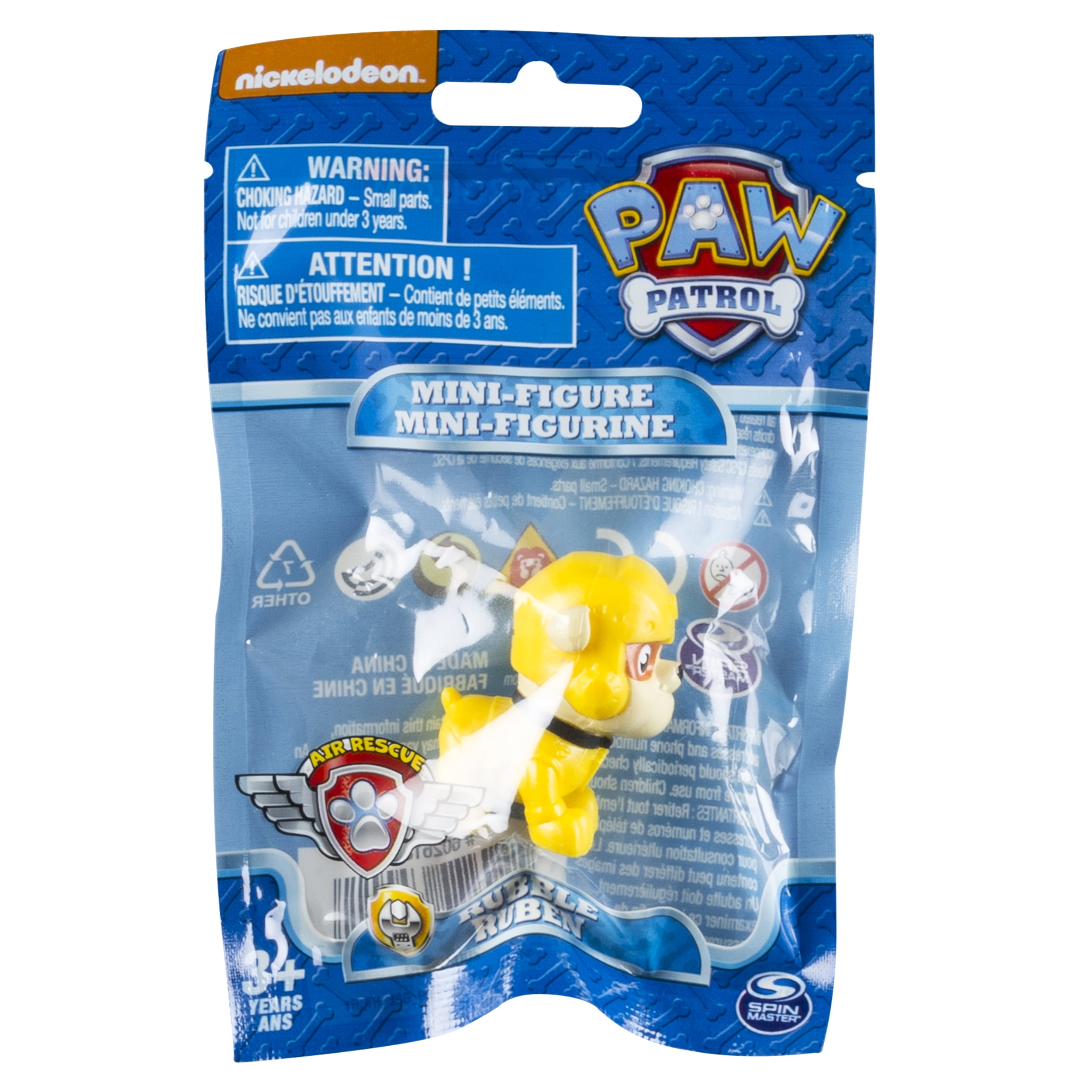 Paw Patrol Air Rescue Rubble Action Figure Collectible Small Toy