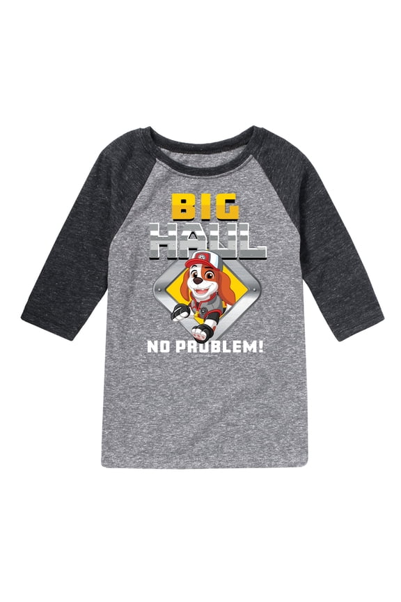 - Al Big Haul No Problem - Toddler And Youth Raglan Graphic T-Shirt