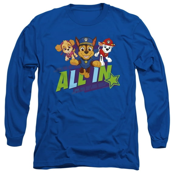 Paw Patrol All In Unisex Adult Long-Sleeve T Shirt