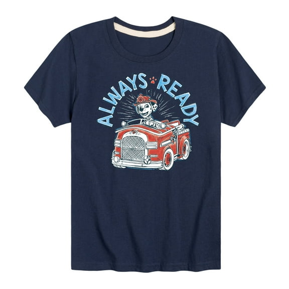Paw Patrol - Always Ready - Toddler And Youth Short Sleeve Graphic T-Shirt