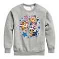 thumbnail image 1 of Paw Patrol - Americana - 4th of July Pup Stars - Toddler & Youth Crewneck Fleece Sweatshirt, 1 of 6