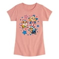 thumbnail image 1 of Paw Patrol - Americana - 4th of July Pup Stars - Toddler & Youth Girls Short Sleeve Graphic T-Shirt, 1 of 7