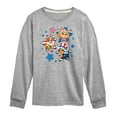 thumbnail image 1 of Paw Patrol - Americana - 4th of July Pup Stars - Toddler & Youth Long Sleeve Graphic T-Shirt, 1 of 6