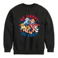 thumbnail image 1 of Paw Patrol - Americana - Be Happy, Be Free - Toddler & Youth Crewneck Fleece Sweatshirt, 1 of 6