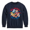 thumbnail image 1 of Paw Patrol - Americana - Be Happy, Be Free - Toddler & Youth Crewneck Fleece Sweatshirt, 1 of 6