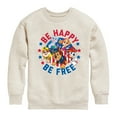 thumbnail image 1 of Paw Patrol - Americana - Be Happy, Be Free - Toddler & Youth Crewneck Fleece Sweatshirt, 1 of 6