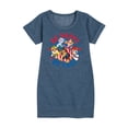 thumbnail image 1 of Paw Patrol - Americana - Be Happy, Be Free - Toddler & Youth Girls Fleece Dress, 1 of 6