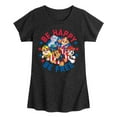 thumbnail image 1 of Paw Patrol - Americana - Be Happy, Be Free - Toddler & Youth Girls Short Sleeve Graphic T-Shirt, 1 of 6