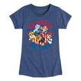 thumbnail image 1 of Paw Patrol - Americana - Be Happy, Be Free - Toddler & Youth Girls Short Sleeve Graphic T-Shirt, 1 of 6