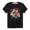 thumbnail image 1 of Paw Patrol - Americana - Be Happy, Be Free - Toddler & Youth Short Sleeve Graphic T-Shirt, 1 of 6