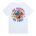 thumbnail image 1 of Paw Patrol - Americana - Be Happy, Be Free - Toddler & Youth Short Sleeve Graphic T-Shirt, 1 of 6