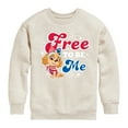 thumbnail image 1 of Paw Patrol - Americana - Free to be Me - Toddler & Youth Crewneck Fleece Sweatshirt, 1 of 6