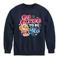 thumbnail image 1 of Paw Patrol - Americana - Free to be Me - Toddler & Youth Crewneck Fleece Sweatshirt, 1 of 6