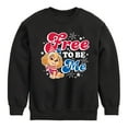 thumbnail image 1 of Paw Patrol - Americana - Free to be Me - Toddler & Youth Crewneck Fleece Sweatshirt, 1 of 6
