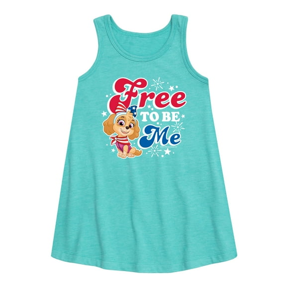 Paw Patrol - Americana - Free to be Me - Toddler & Youth Girls A-line Dress