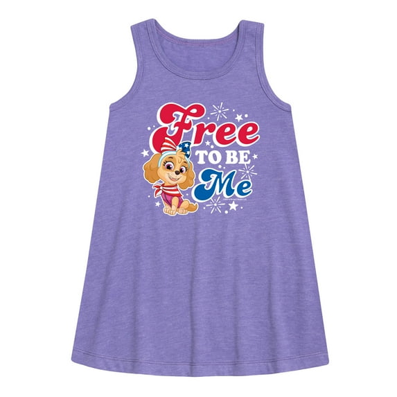 Paw Patrol - Americana - Free to be Me - Toddler & Youth Girls A-line Dress
