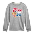 thumbnail image 1 of Paw Patrol - Americana - Free to be Me - Toddler & Youth Long Sleeve Graphic T-Shirt, 1 of 6
