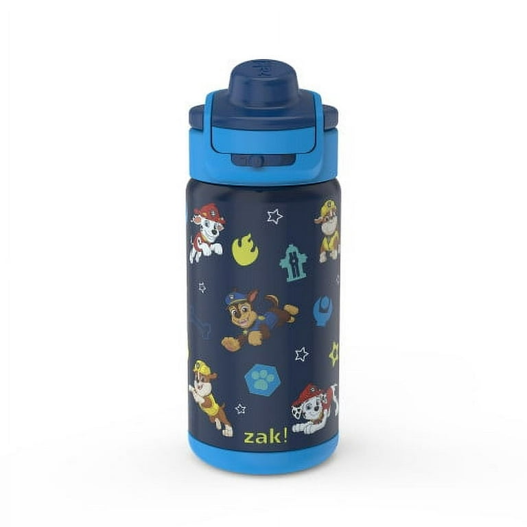 Paw Patrol Antimicrobial 14oz Stainless Steel Double Wall Vacuum Lincoln  Straw Bottle 