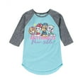 thumbnail image 1 of Paw Patrol - Anything Is Paw-Sible - Toddler And Youth Girls Raglan Graphic T-Shirt, 1 of 6